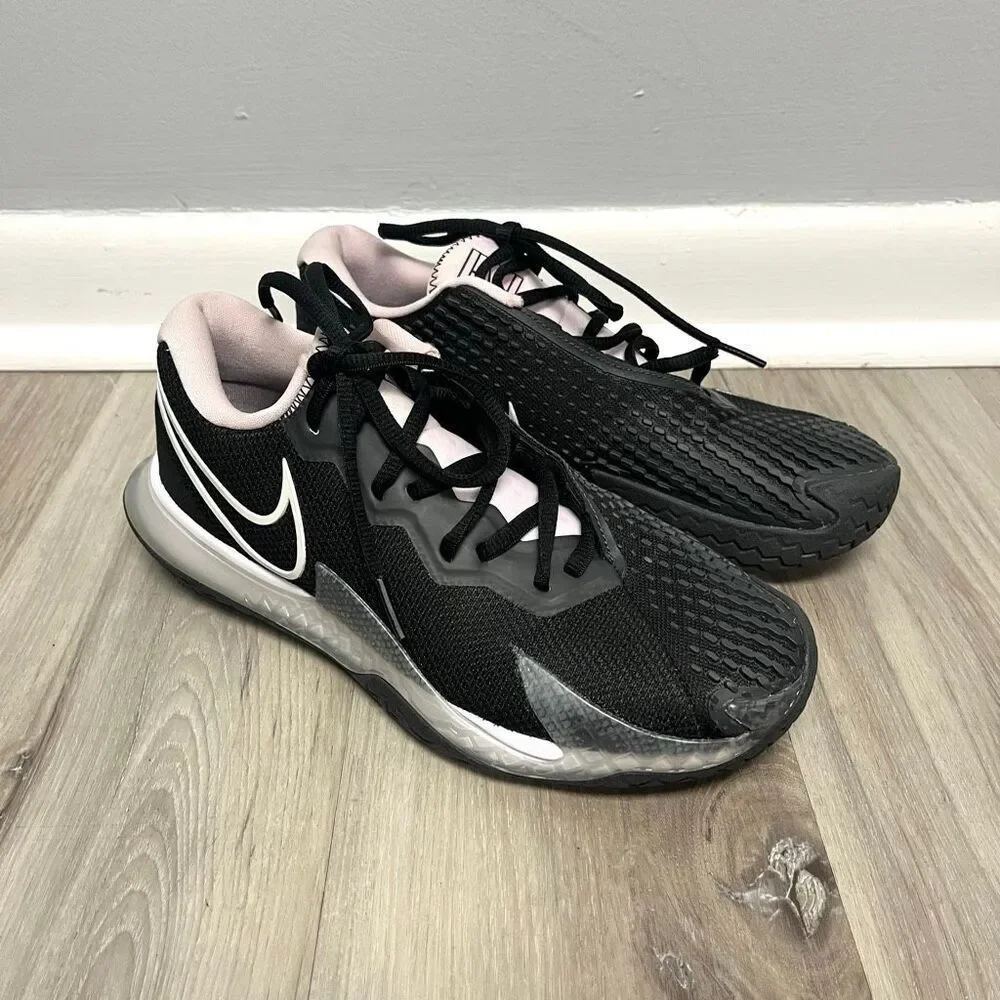 Nike Sneakers Women’s 7.5 Air Zoom Vapor Cage 4 Black and‎ Pink Athletic